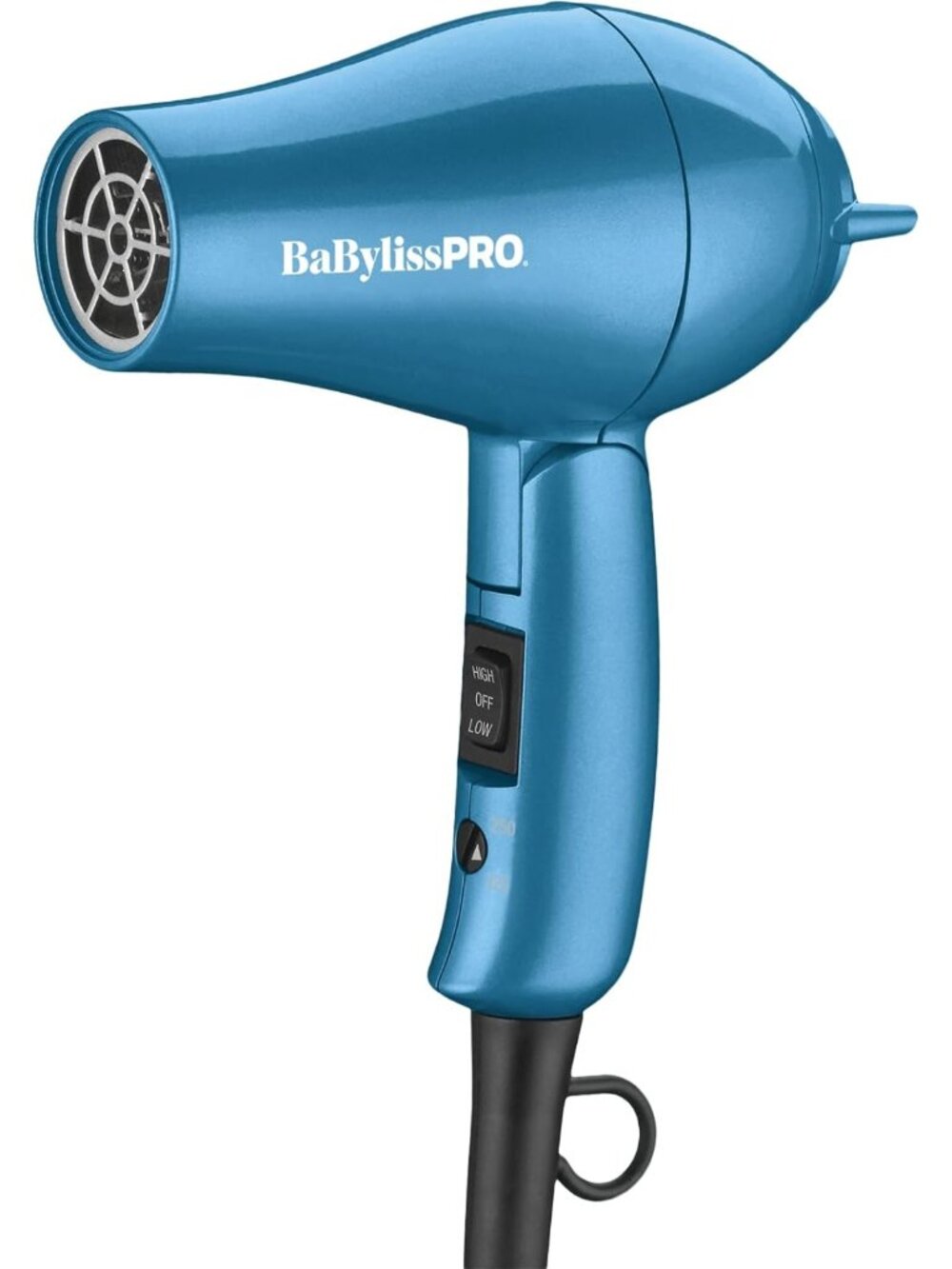 Compact 1000W Travel Hair Dryer with Concentrator Nozzle, Foldable Handle, Dual
